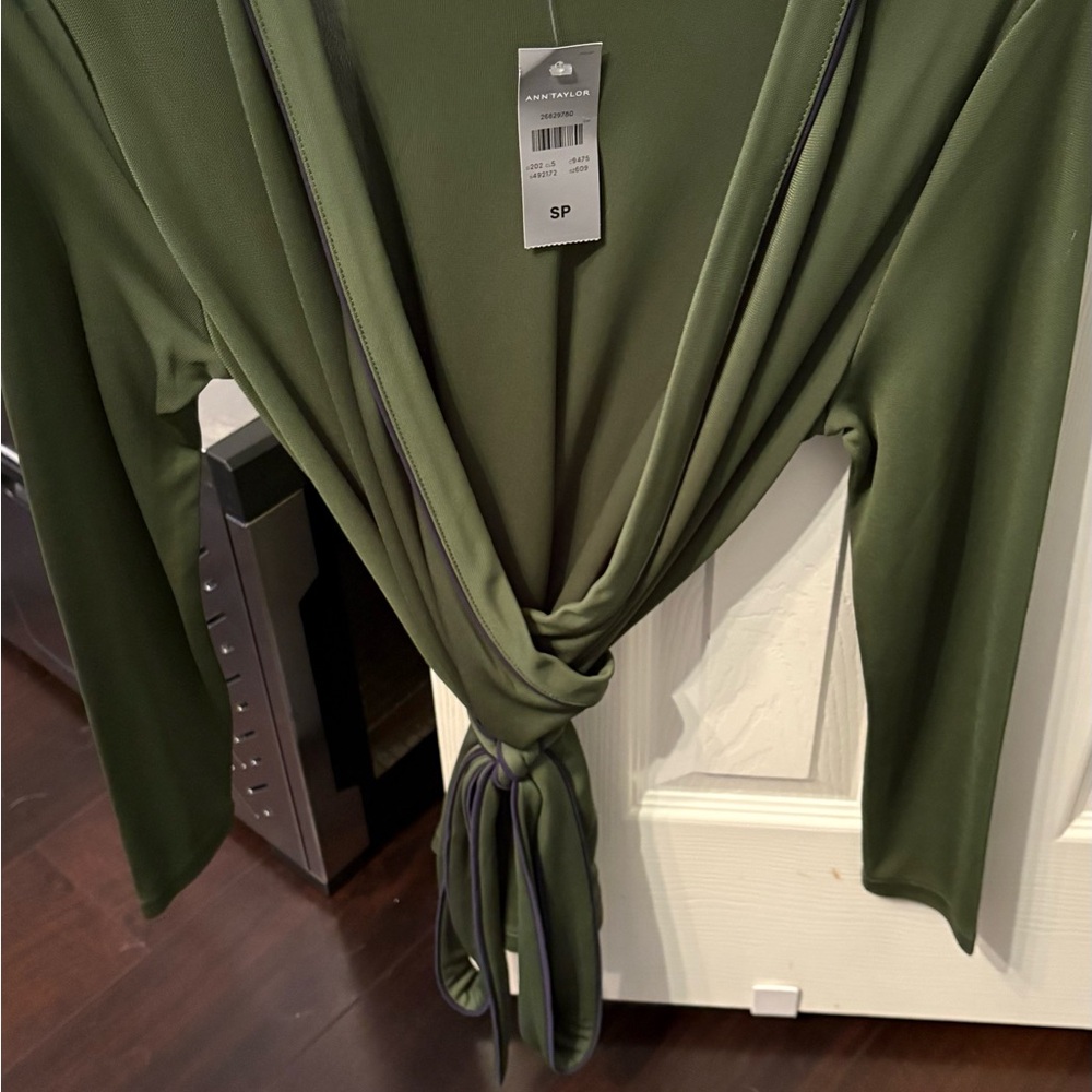 And Taylor Green blouse brand new size. Petite small.